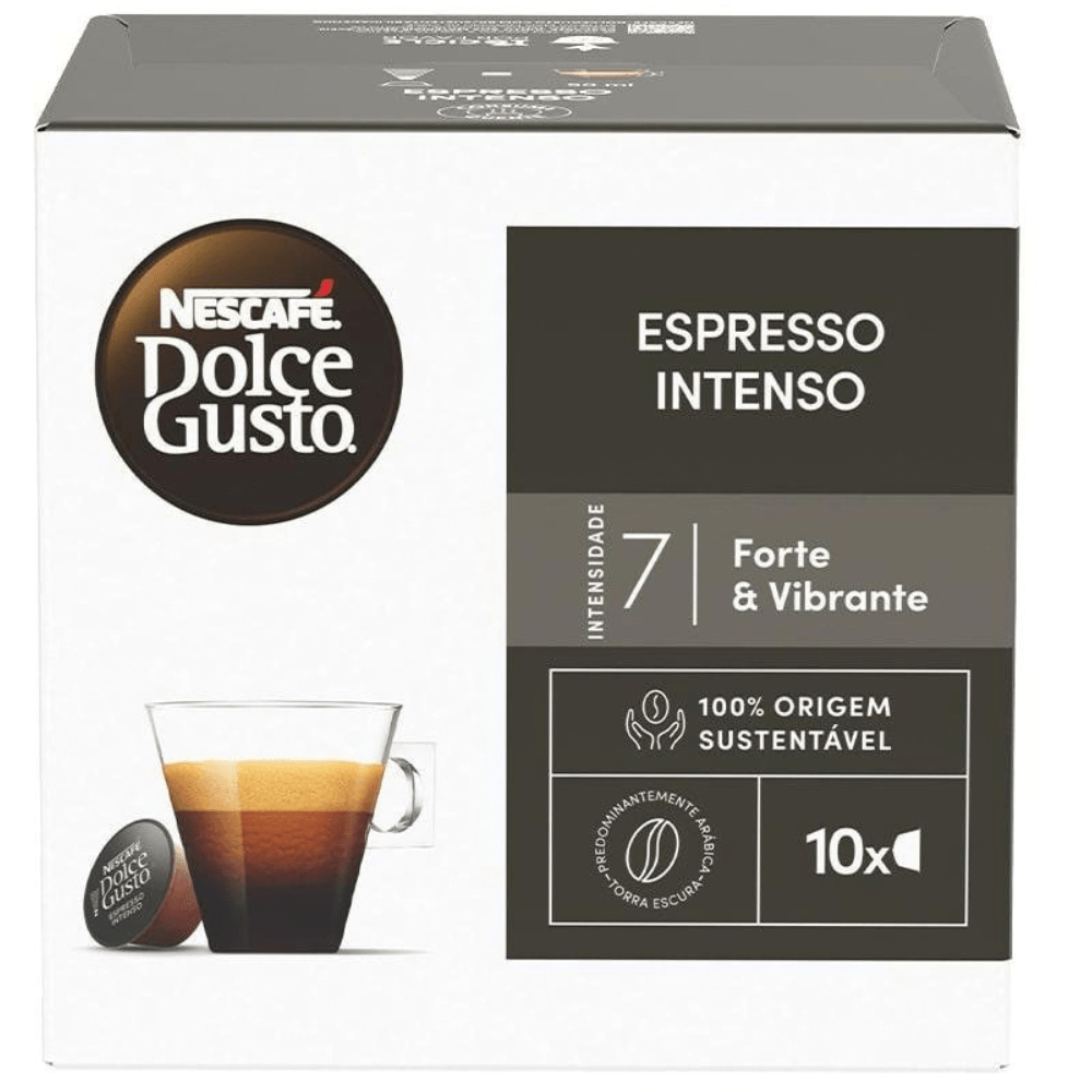 Café em Cápsula Nescafé Dolce Gusto Espresso Intenso 10 Cápsulas
